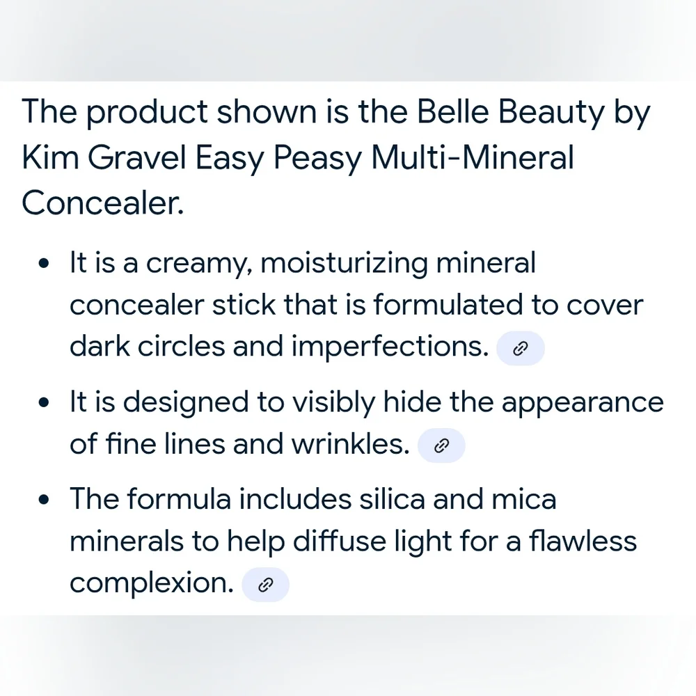 Belle Beauty Easy Peasy Multi-Mineral Concealer (2) In 'Rich'. New & Unused.